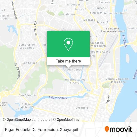 Rigar Escuela De Formacion map
