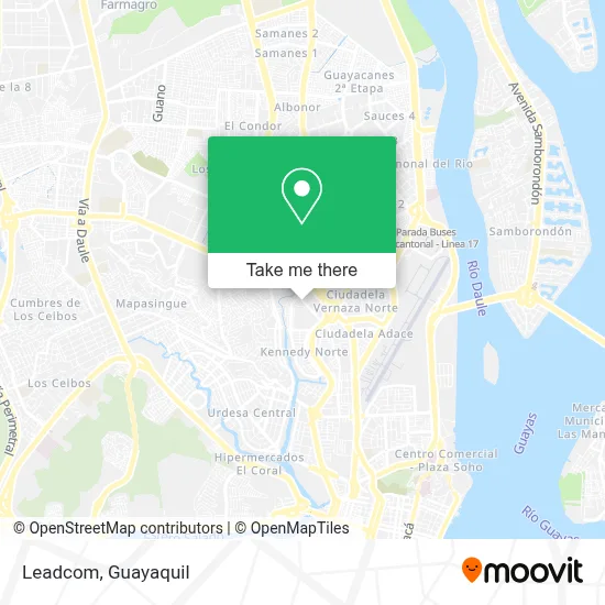 Leadcom map