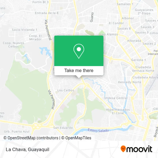 La Chava map