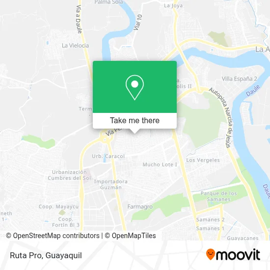 Ruta Pro map