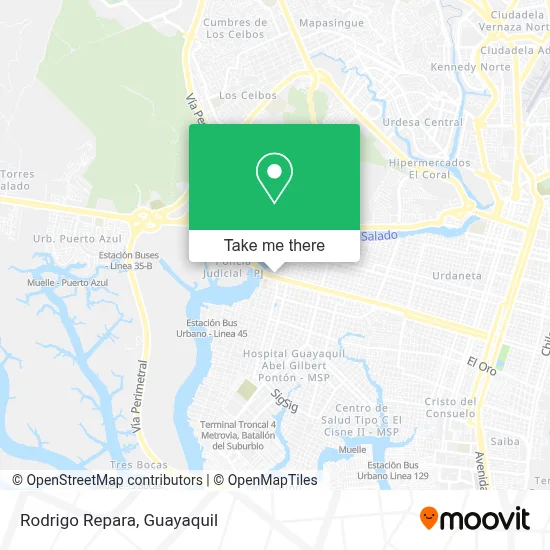 Rodrigo Repara map