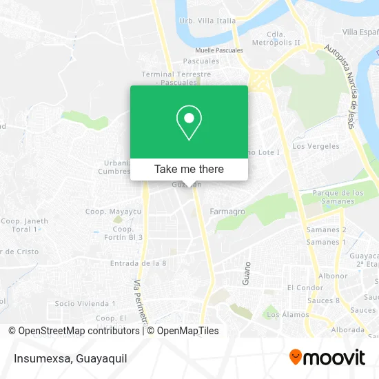 Insumexsa map