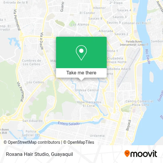 Roxana Hair Studio map