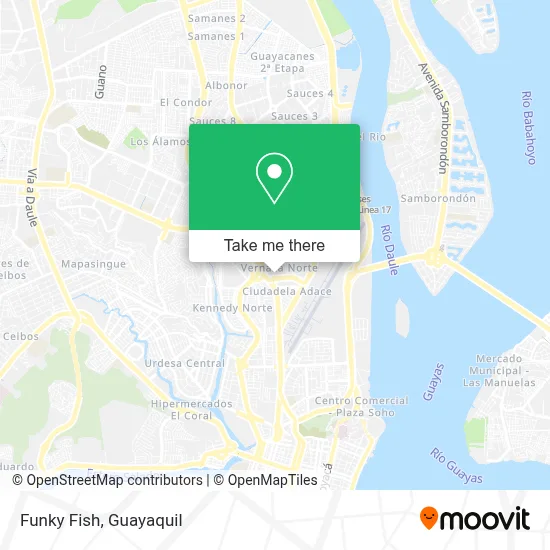 Funky Fish map