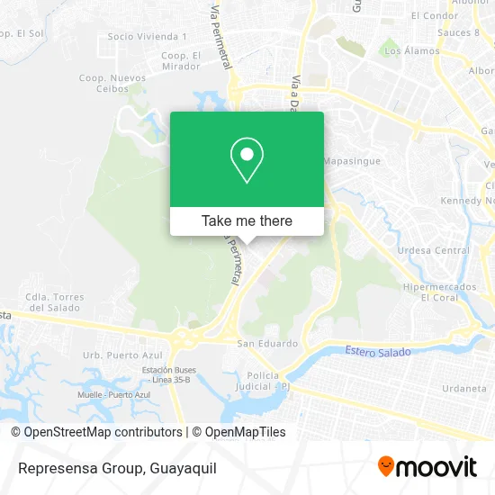 Represensa Group map