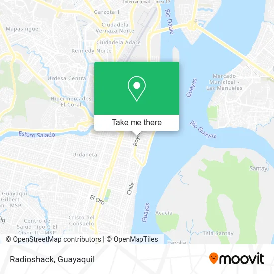 Radioshack map