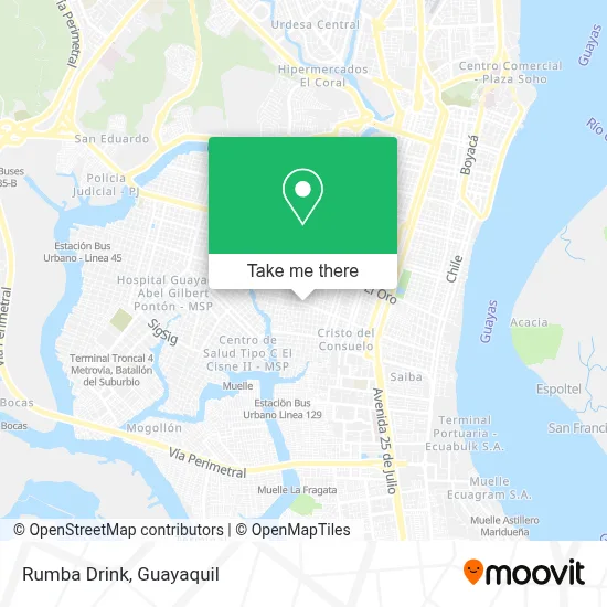 Rumba Drink map