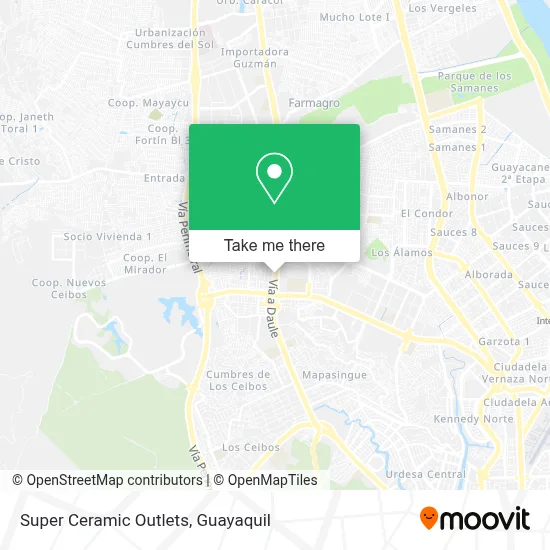 Super Ceramic Outlets map