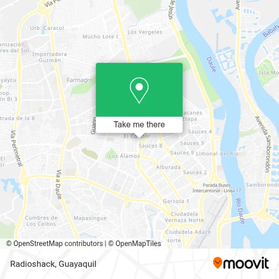 Radioshack map