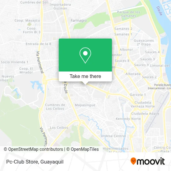 Pc-Club Store map