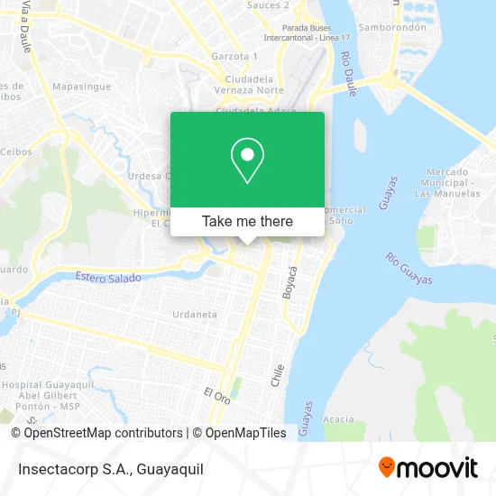 Insectacorp S.A. map
