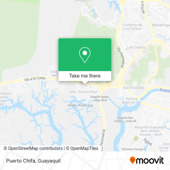 Puerto Chifa map