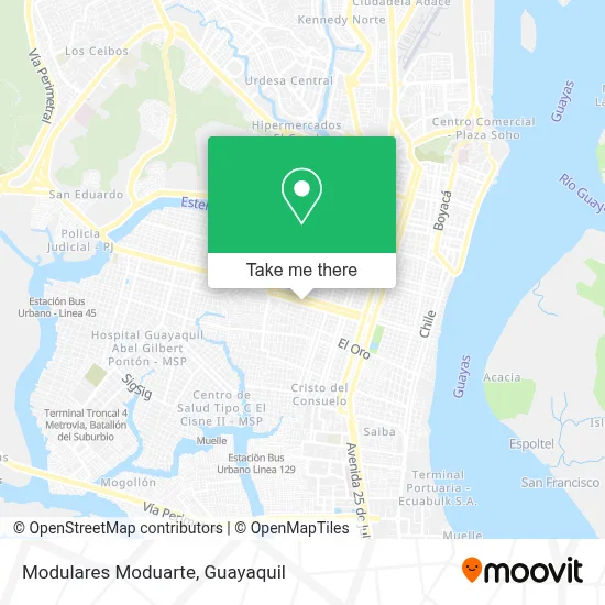 Modulares Moduarte map