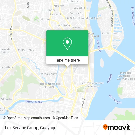 Lex Service Group map
