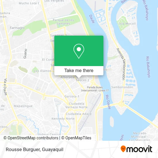 Rousse Burguer map