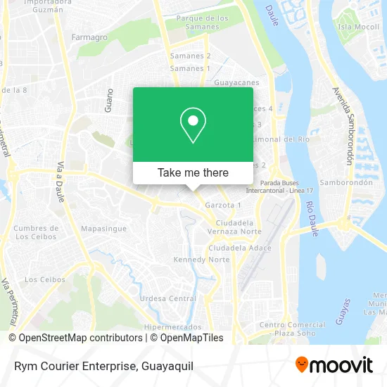 Rym Courier Enterprise map