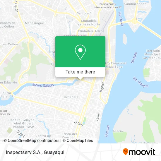 Inspectserv S.A. map