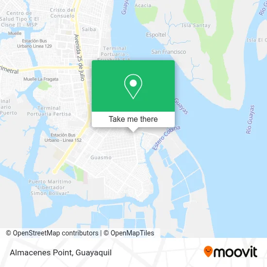 Almacenes Point map