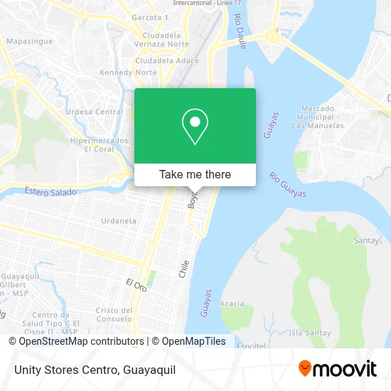Unity Stores Centro map