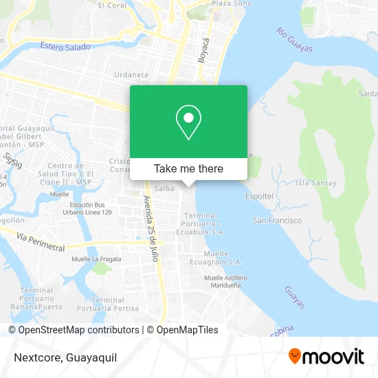 Nextcore map