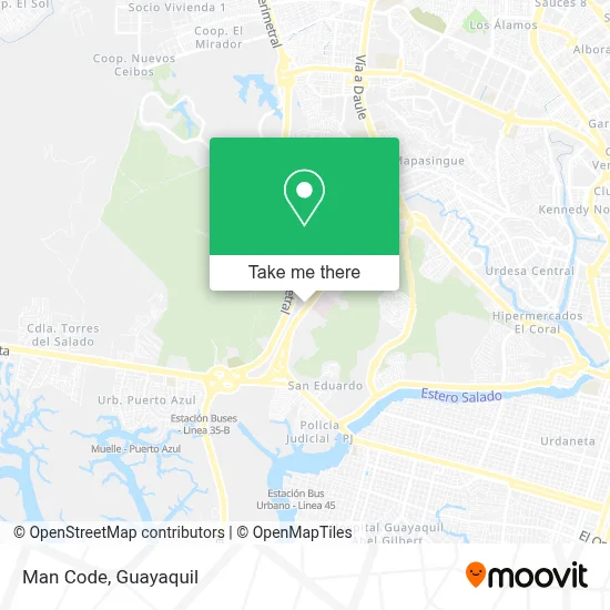 Man Code map