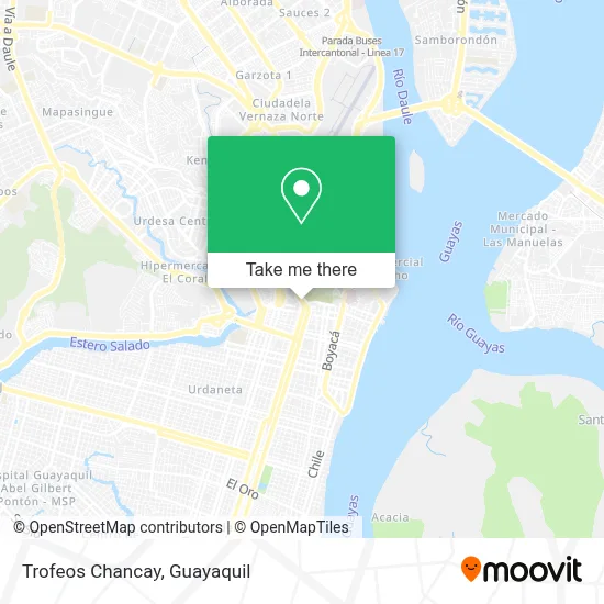 Trofeos Chancay map