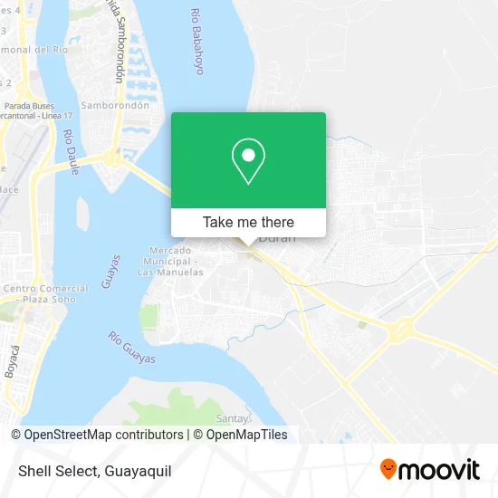 Shell Select map