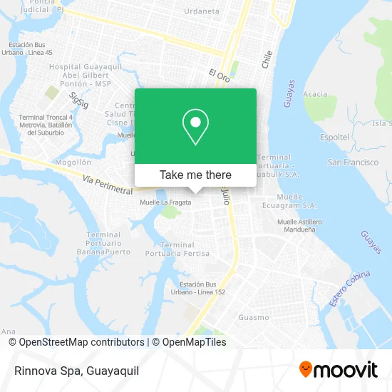 Rinnova Spa map