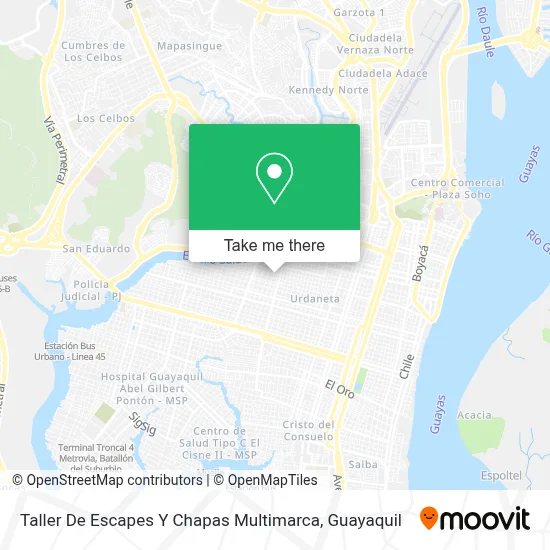 Taller De Escapes Y Chapas Multimarca map