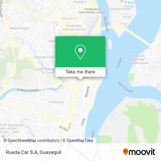Rueda Car S.A map