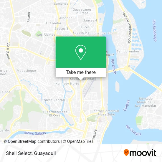 Shell Select map