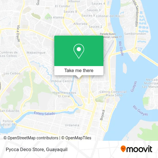 Pycca Deco Store map