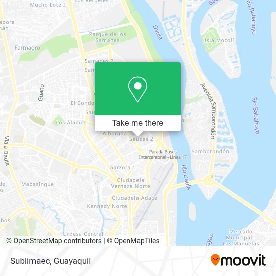 Sublimaec map