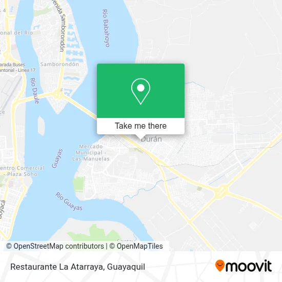 Restaurante La Atarraya map