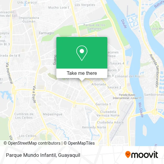 Parque Mundo Infantil map