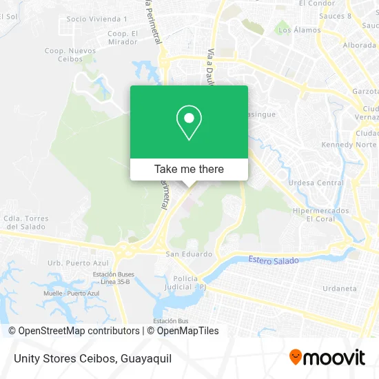 Unity Stores Ceibos map