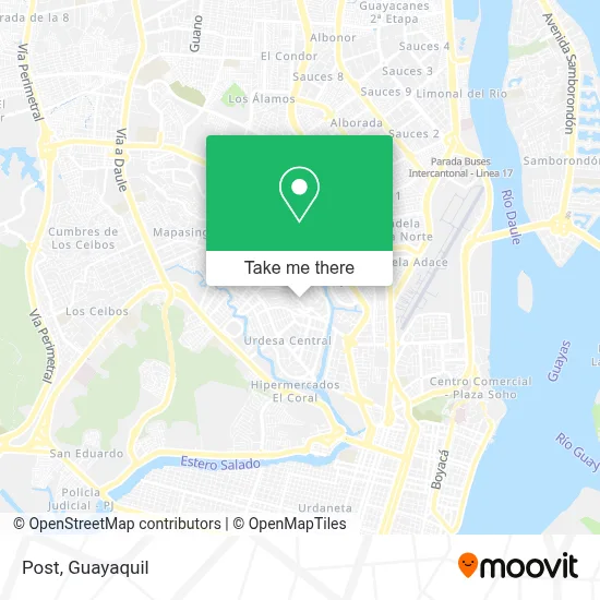 Post map