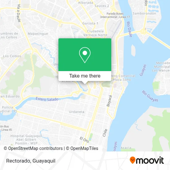 Rectorado map