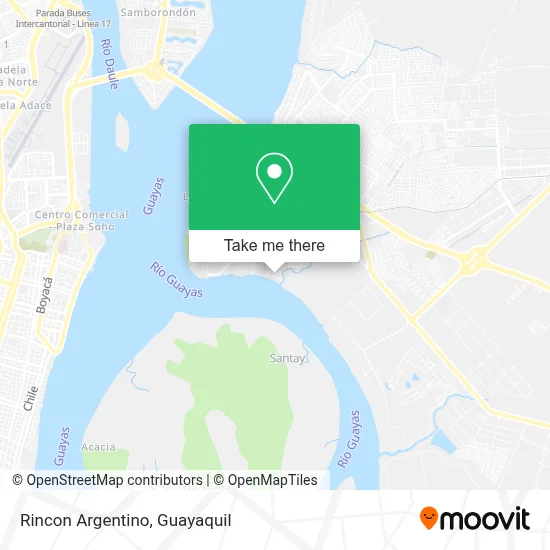 Rincon Argentino map