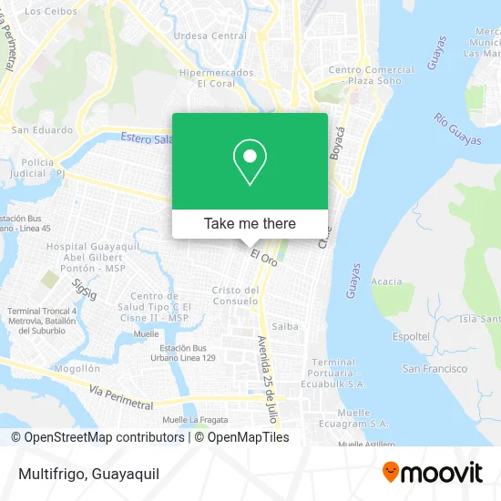 Multifrigo map
