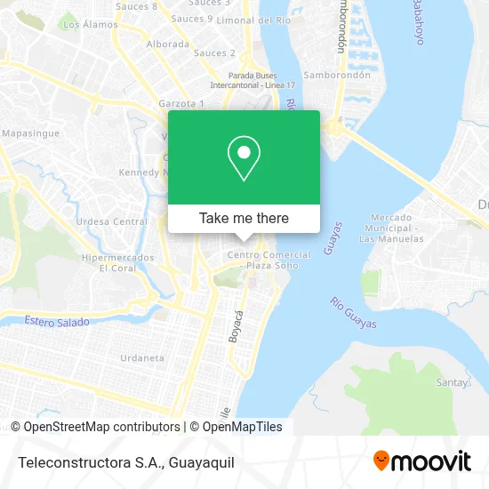 Teleconstructora S.A. map