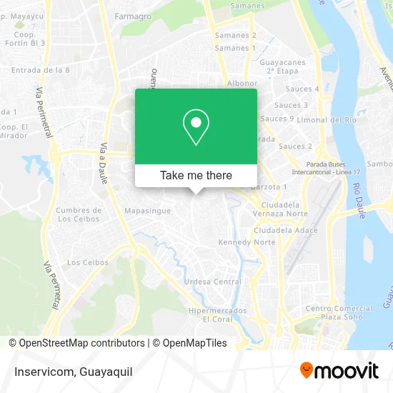 Inservicom map