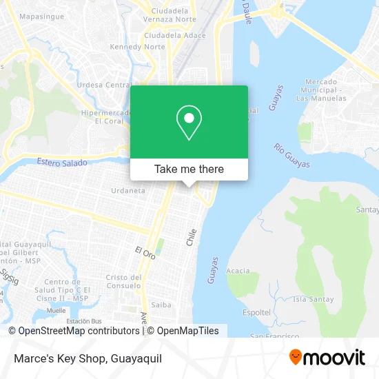 Marce's Key Shop map