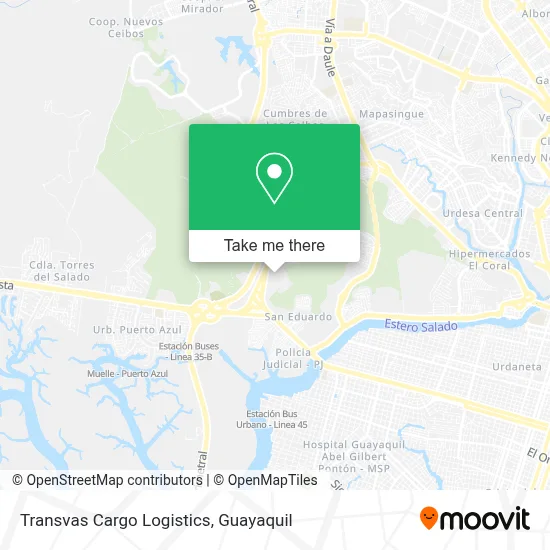 Transvas Cargo Logistics map