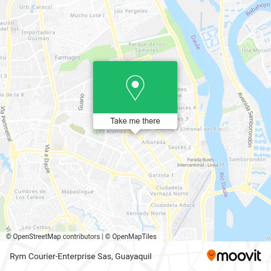 Rym Courier-Enterprise Sas map