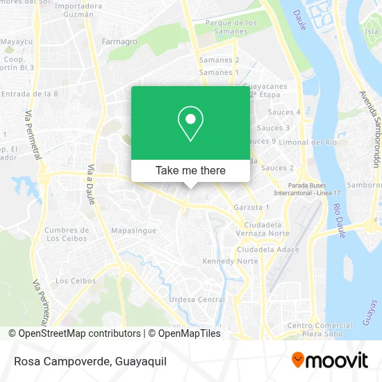 Rosa Campoverde map