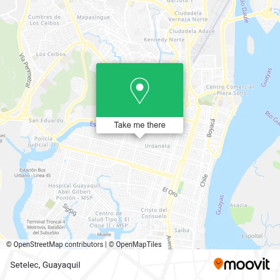 Setelec map