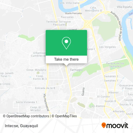 Intecse map
