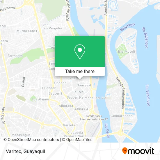 Varitec map
