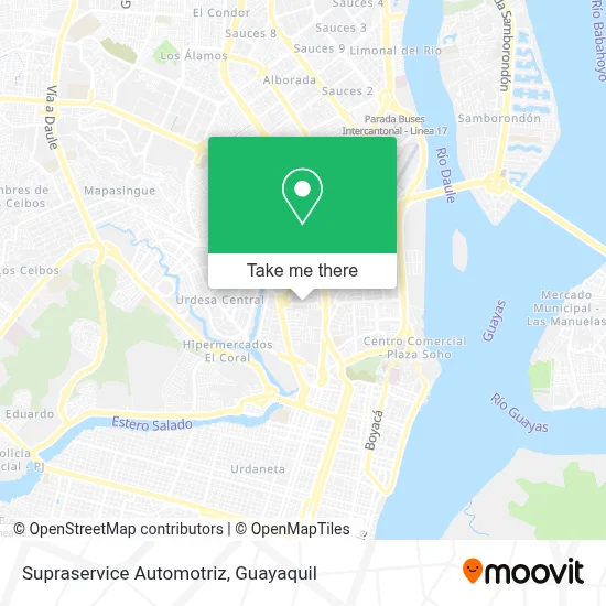 Supraservice Automotriz map